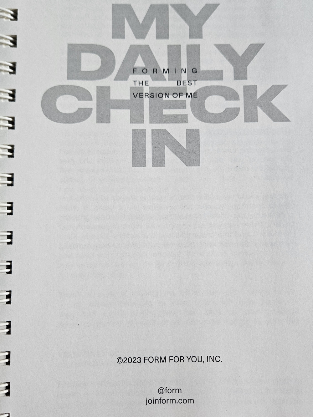My Daily Check-In Planner — Cream. - Picture 3 of 8